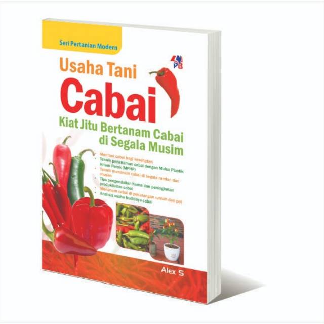 Buku SERI PERTANIAN MODERN ORI - Buku USAHA TANI CABAI KIAT JITU BERTANAM CABAI PUSTAKA BARU