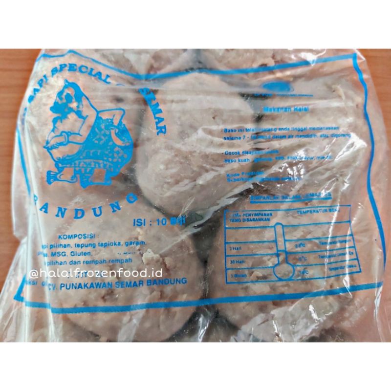 

BASO SAPI JUMBO KOMPOSISI DAGING TERBANYAK BASO URAT BASO SPECIAL CAP SEMAR (10 PCS)