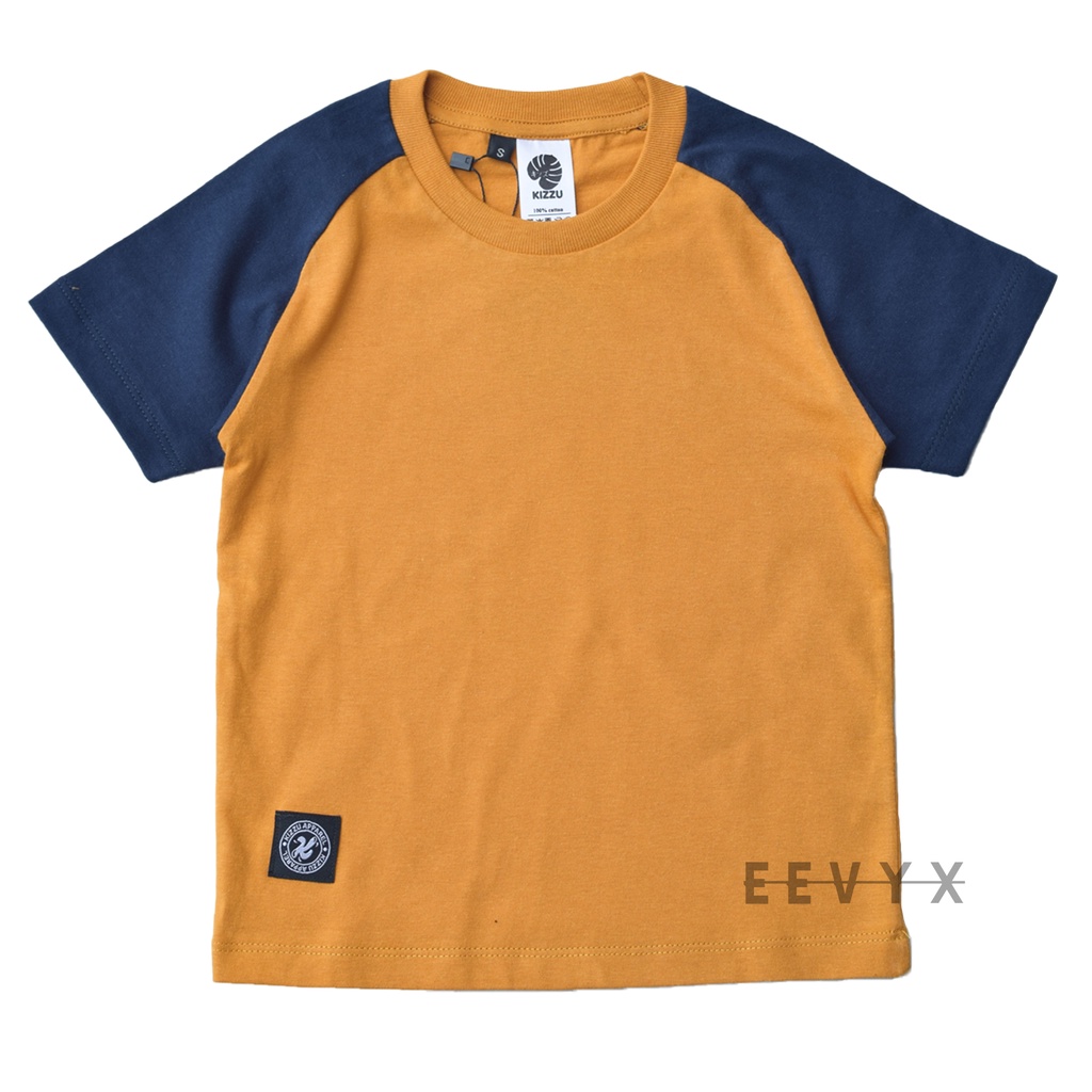 Baju Anak Laki Laki Reglan Kizzu Umur 1-12 Tahun Bahan Cotton 30S - Kubus - Eevyx Store