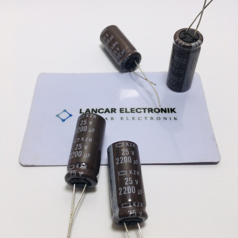 ELCO 2200uf 25v / Elko 2200uf 25v KZH COKLAT