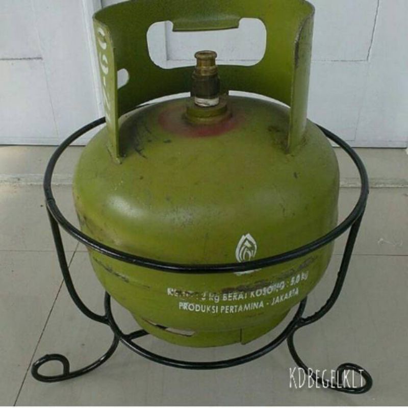 Standing rak tempat gas/tempat tabung gas