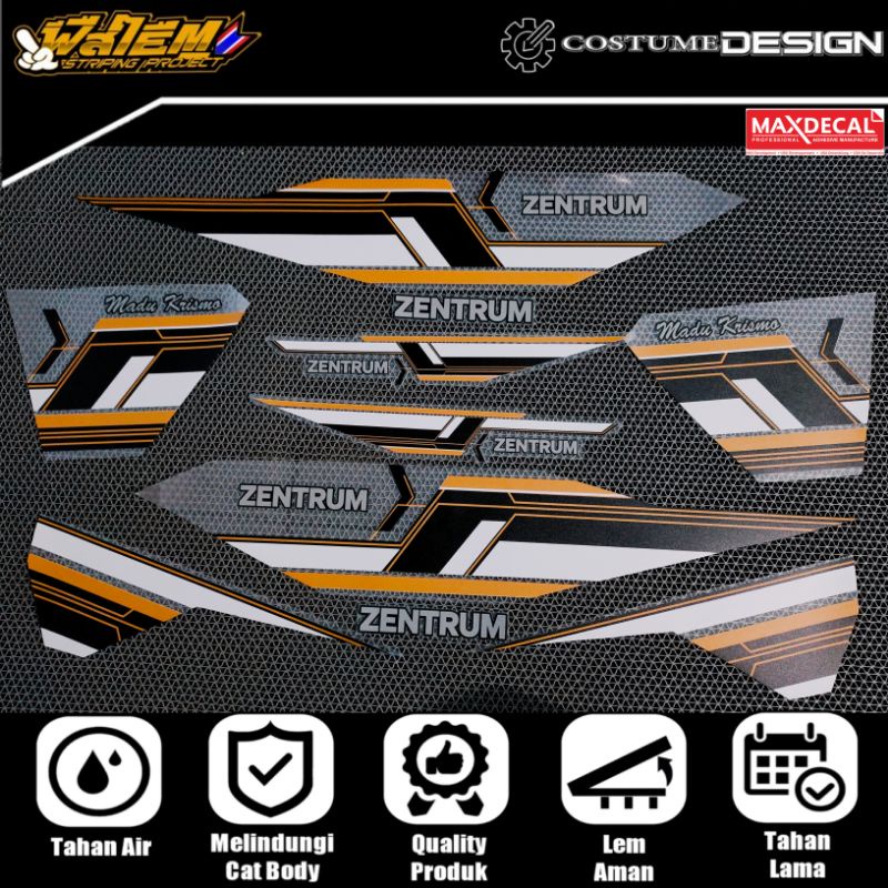 STRIPING TRANSPARAN VARIO LED OLD LIVERY ZENTRUM