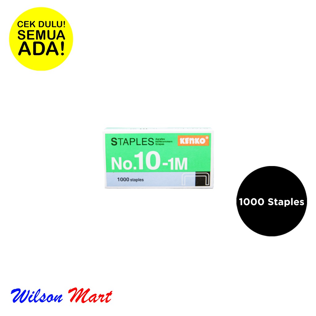 

KENKO STAPLES NO 10-1M ISI 1000