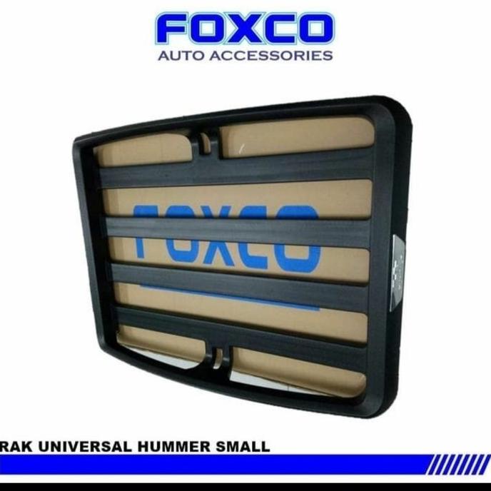 Paket Roof Rack Foxco & Cross Bar Jepit Roof Rail Tour Xpander Cross