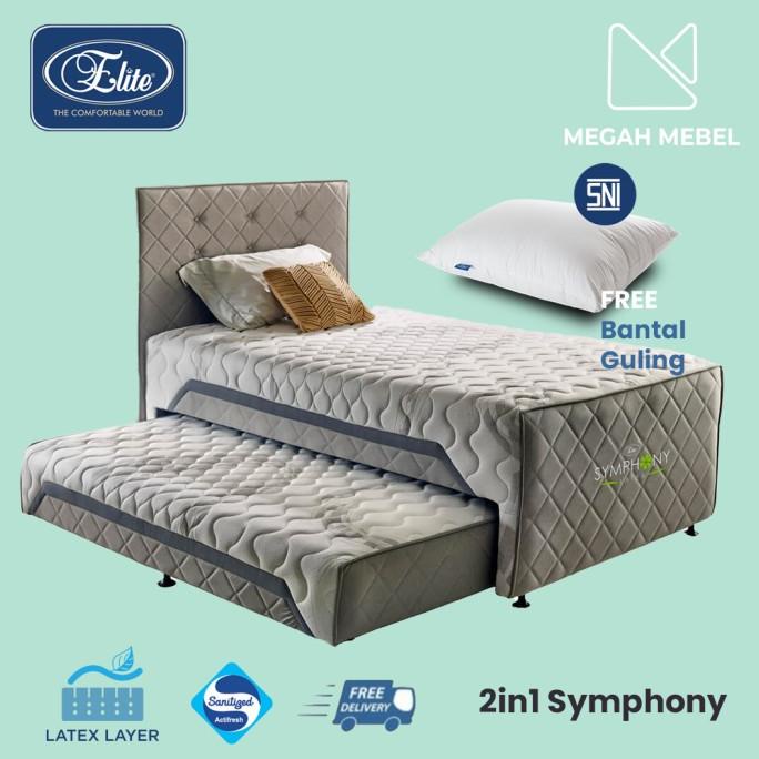 siap kirim] Elite Spring Bed 2in1 Bed Symphony with Latex