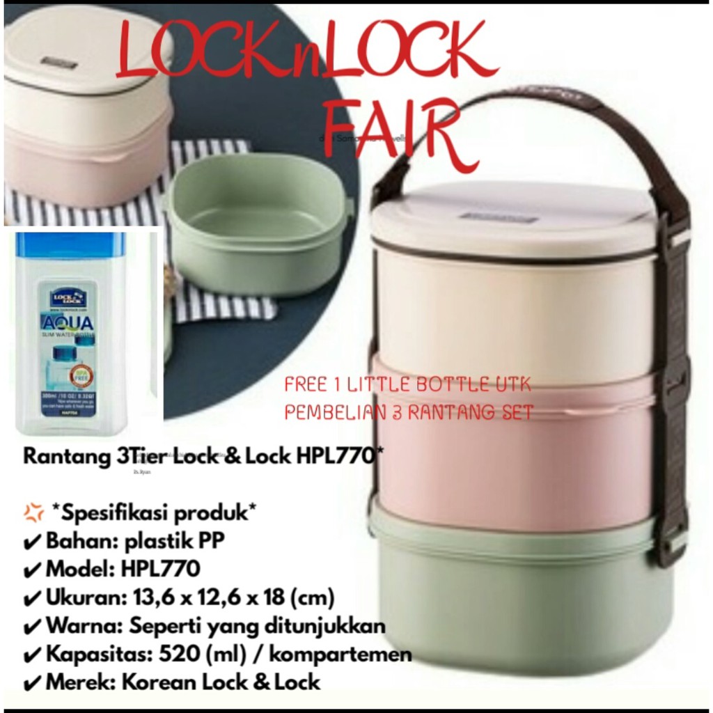 PROMO Rantang Makanan Lock & Lock,TempatMakan