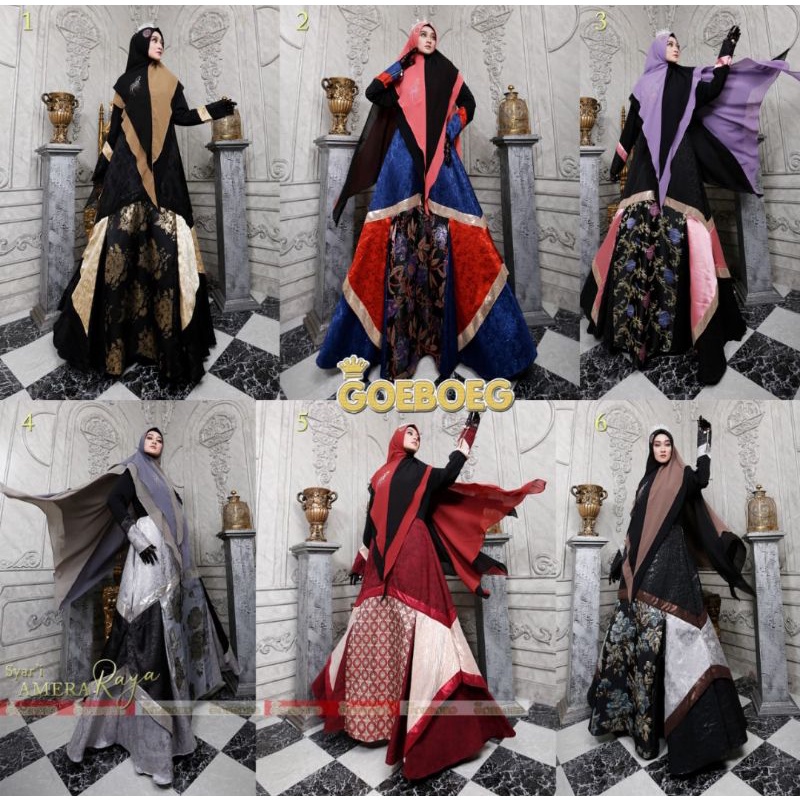 AMERA RAYA SYARI ORI BY GOEBOEG / GAMIS SYARI MEWAH / GAMIS GOEBOEG / GOEBOEG SYARI / GOEBOEG TERBAR