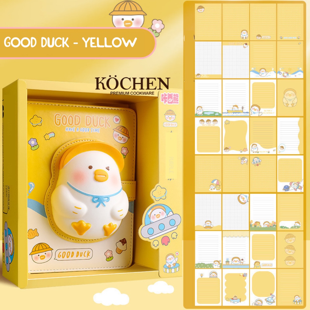 MYKOCHEN.INA Buku Diary Aesthetic Tebal Mini Korea Anak Perempuan Lucu Murah