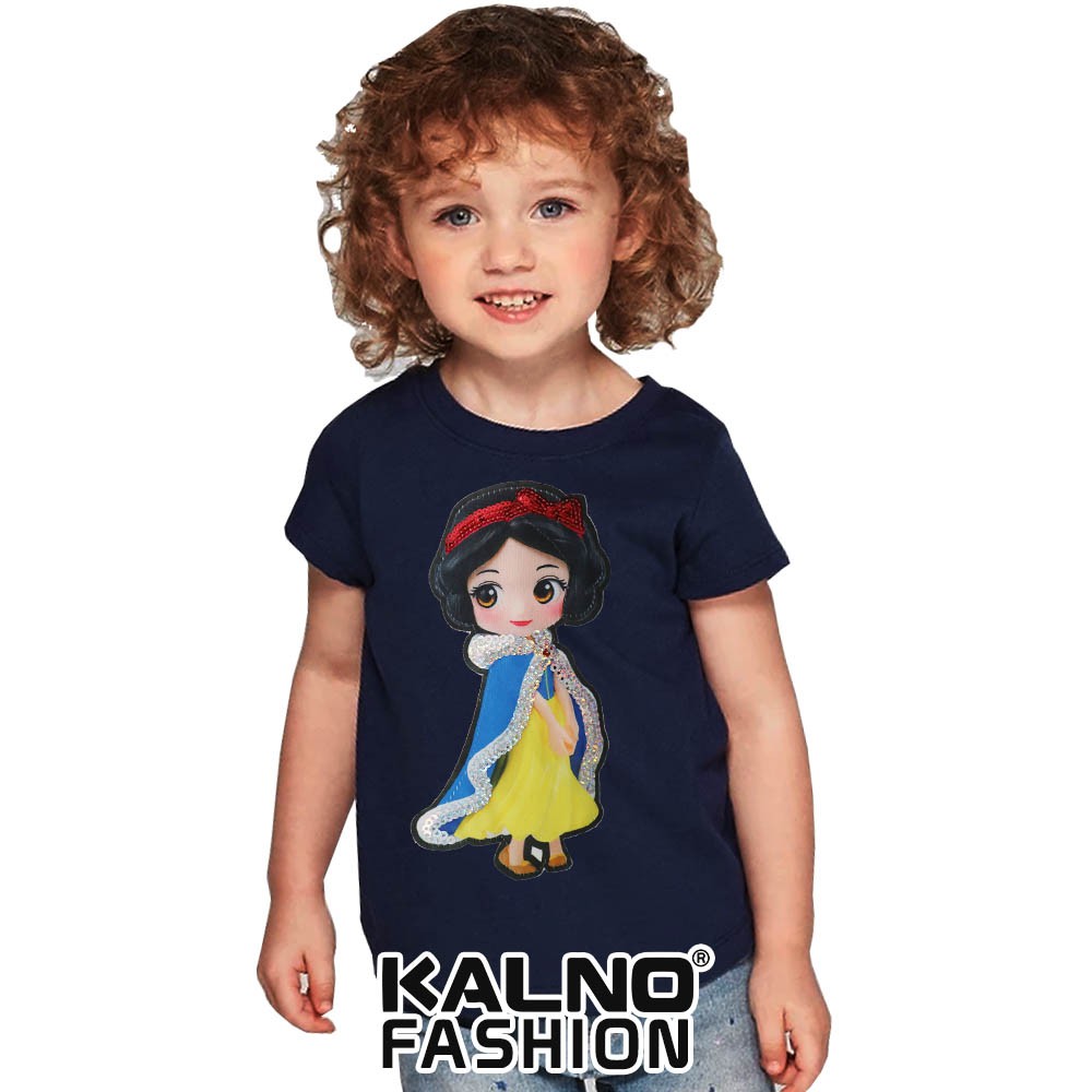 kaos baju anak PRINCESS Random umur 1 - 7 tahun, baju anak karakter