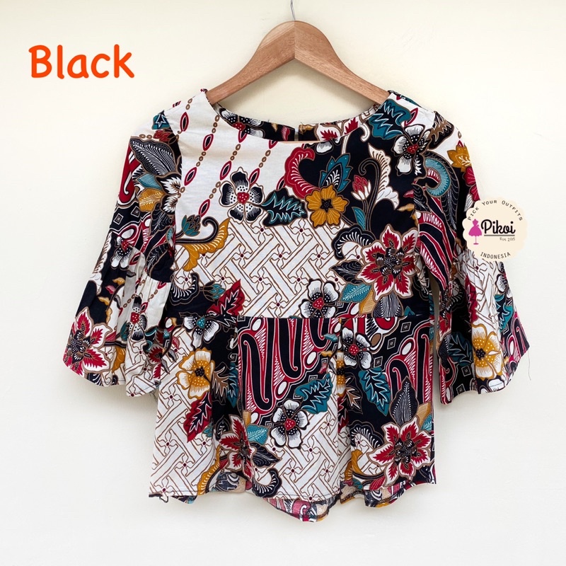 Batik murah cewek / atasan batik wanita murah / batik kantor murah / baju batik cerah wanita / 2301