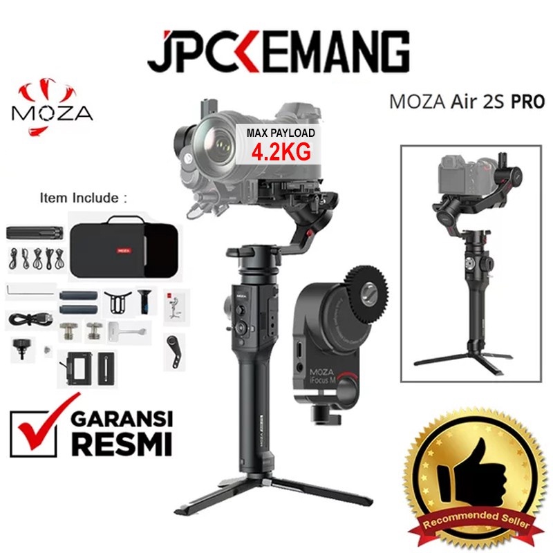 Moza Air 2S Professional Kit Moza Air 2 S Pro Gimbal Stabilizer Free T-shirt Garansi Resmi