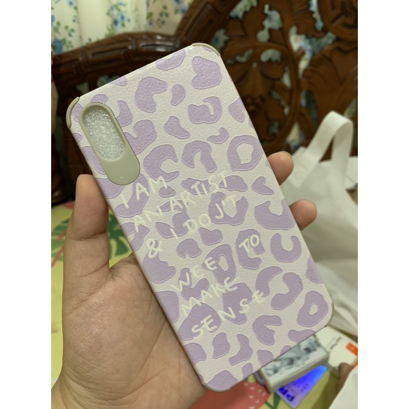 Leopard case lilac