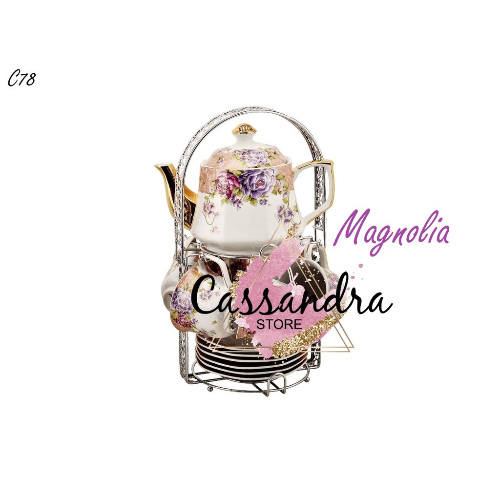 C78 Tea Set Vicenza - Teko dan Cangkir Set