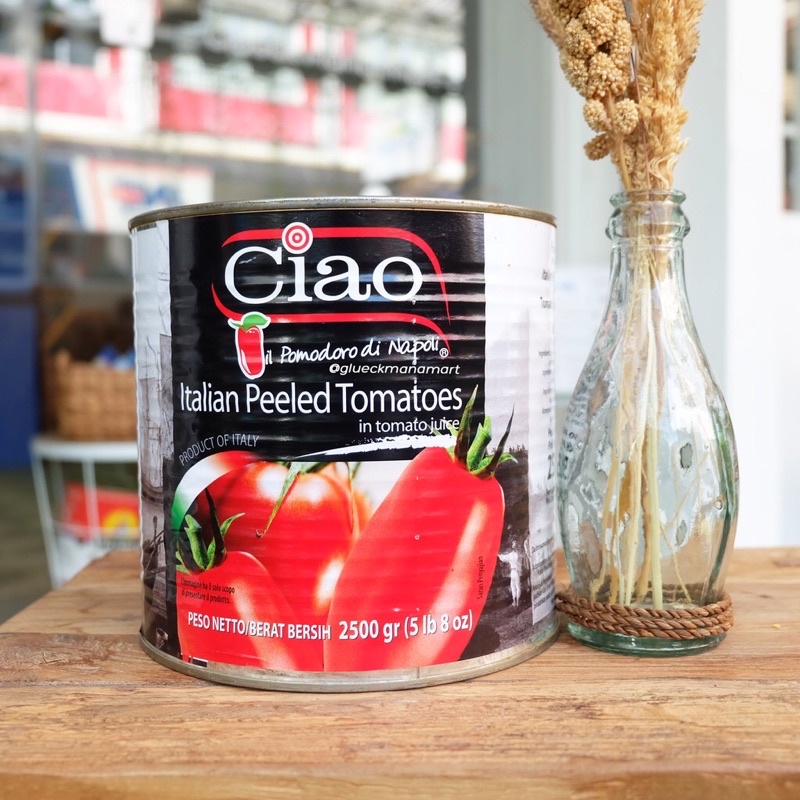 

ciao tomato peeled- tomatos peeled 400gr - tomat kupass 400gr