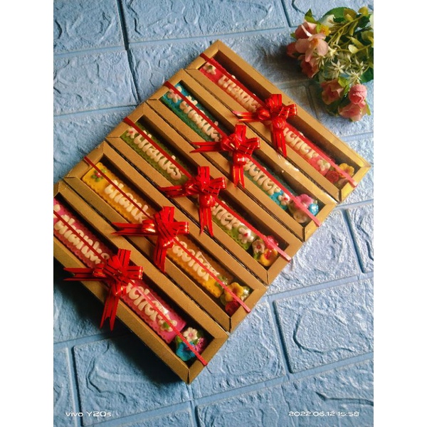 

Coklat karakter Homemade kemasan box|coklat souvenir| coklat ungkapan