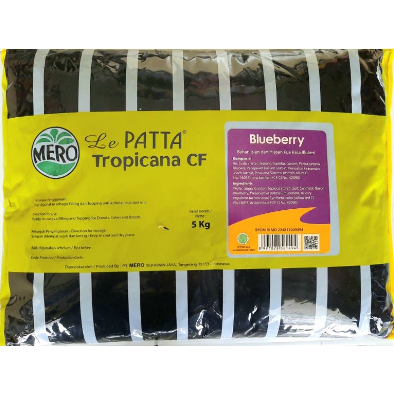 

Selai Blueberry Lepatta Tropicana CF 5kg