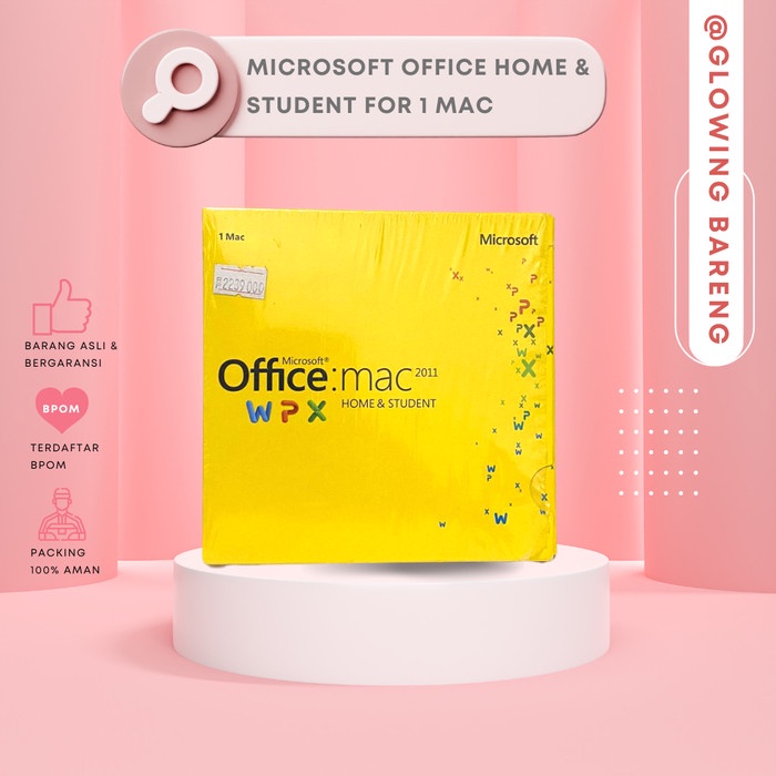 Microsoft Office Home & Student Original BOX For 1 MAC