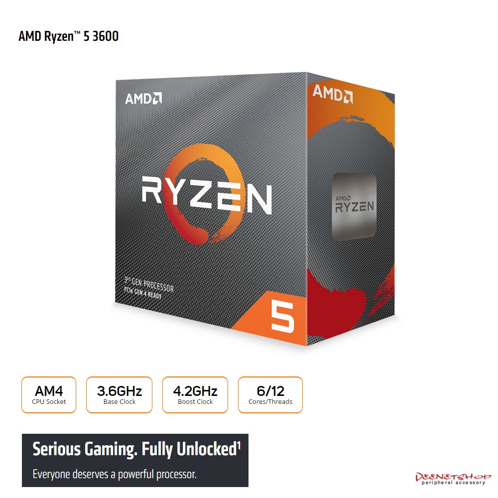 Amd Ryzen 5 3600 Processor Shopee Indonesia