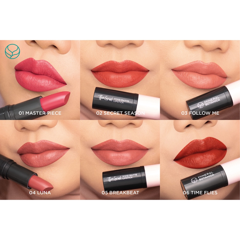 ★ BB ★ Mineral Botanica The Grail Vivid Matte Lipstick