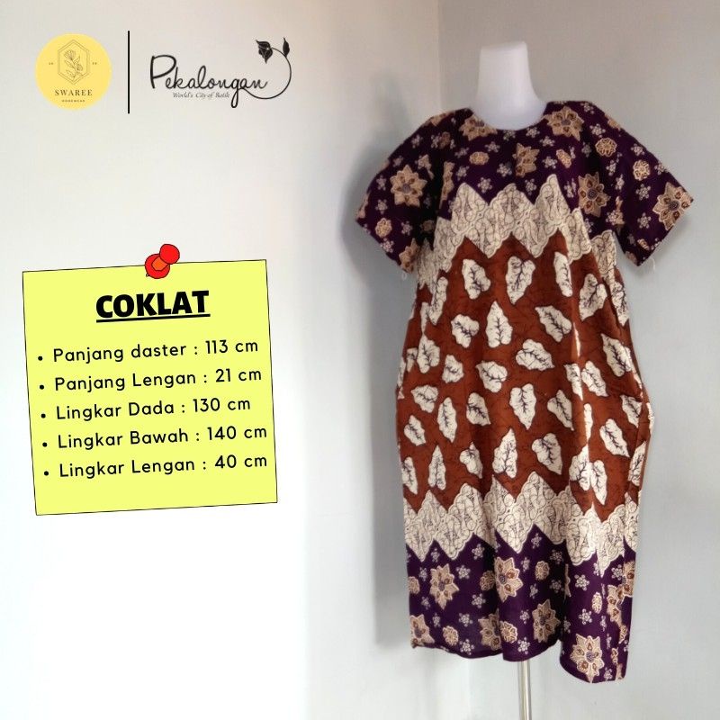 Daster Busui Jumbo Rayon Batik Pekalongan Baju Daster Murah Bisa Pilih Warna