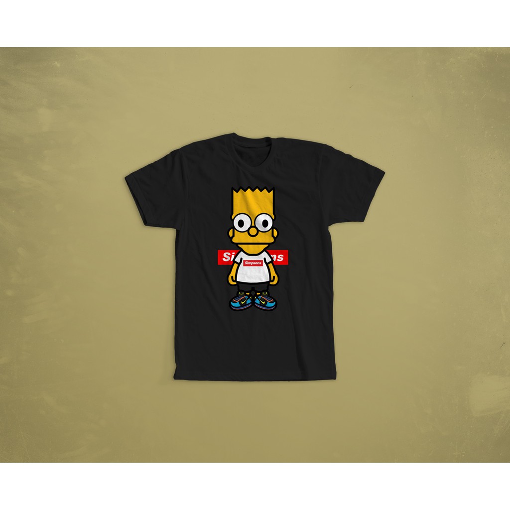 KAOS BAJU TSHIRT COMBED 30S SIMPSONS SUPREME KODE A1