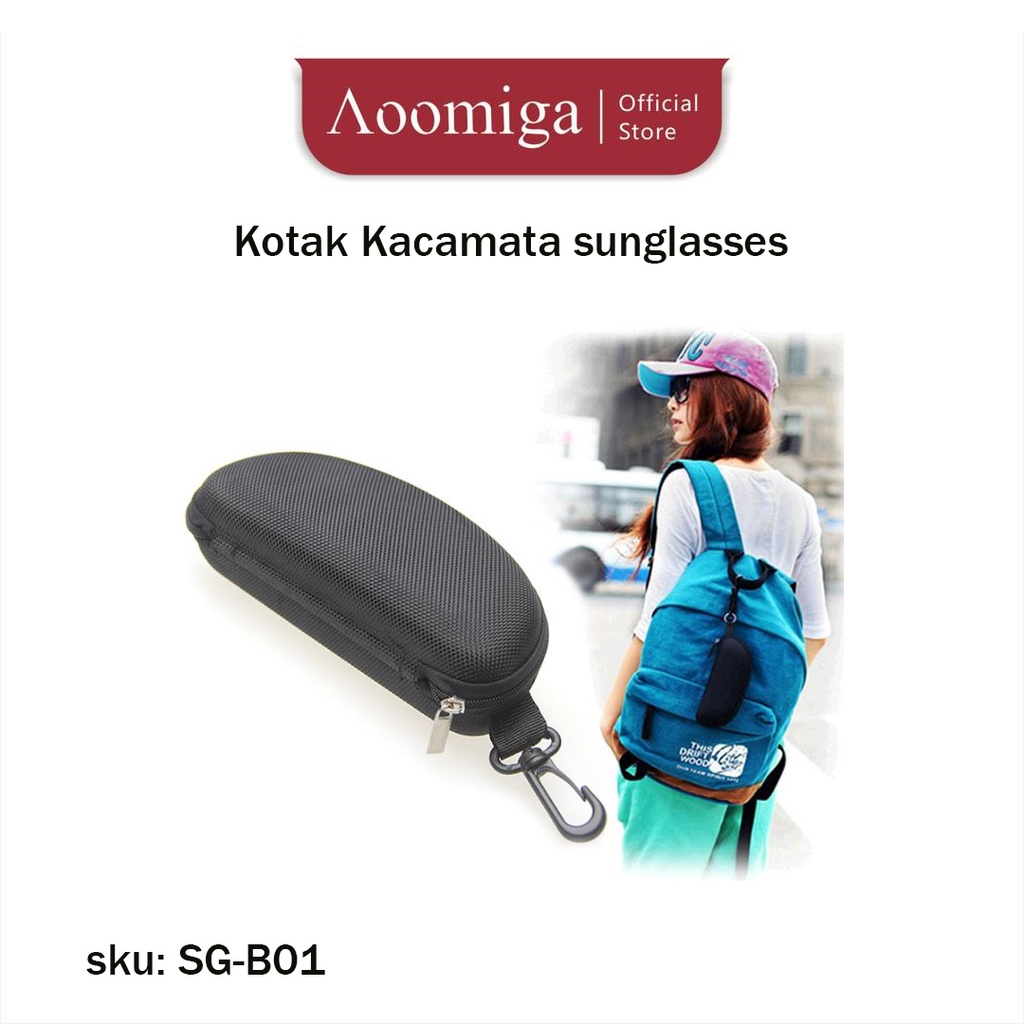 Kotak Kacamata EVA Glasses Hardcase Waterproof SG-B01 -aoomiga