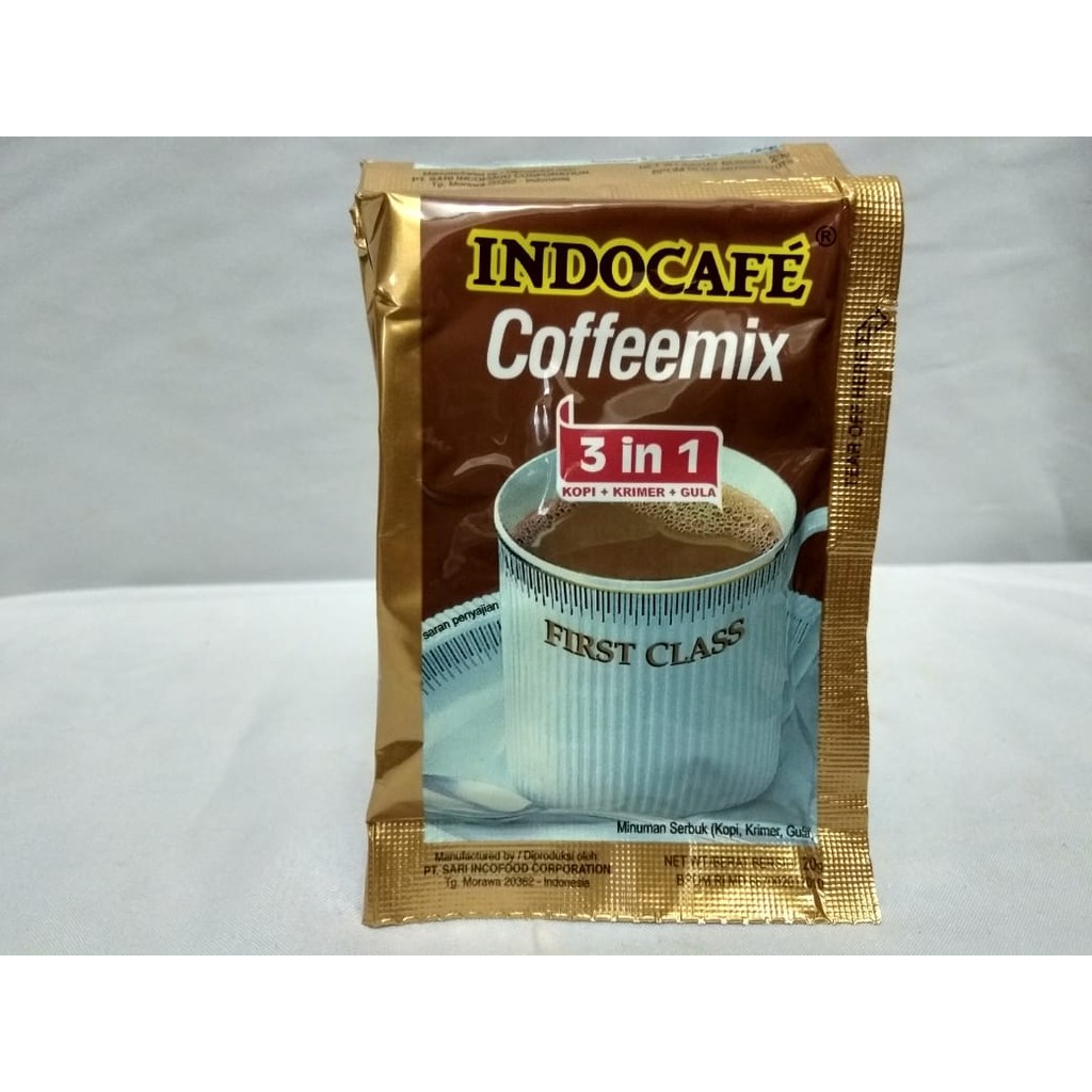

Aneka Snack Kopi Indocafe Coffemix 3 in 1 isi 10 x 20 gram / Kopi Susu / Kopi Renteng