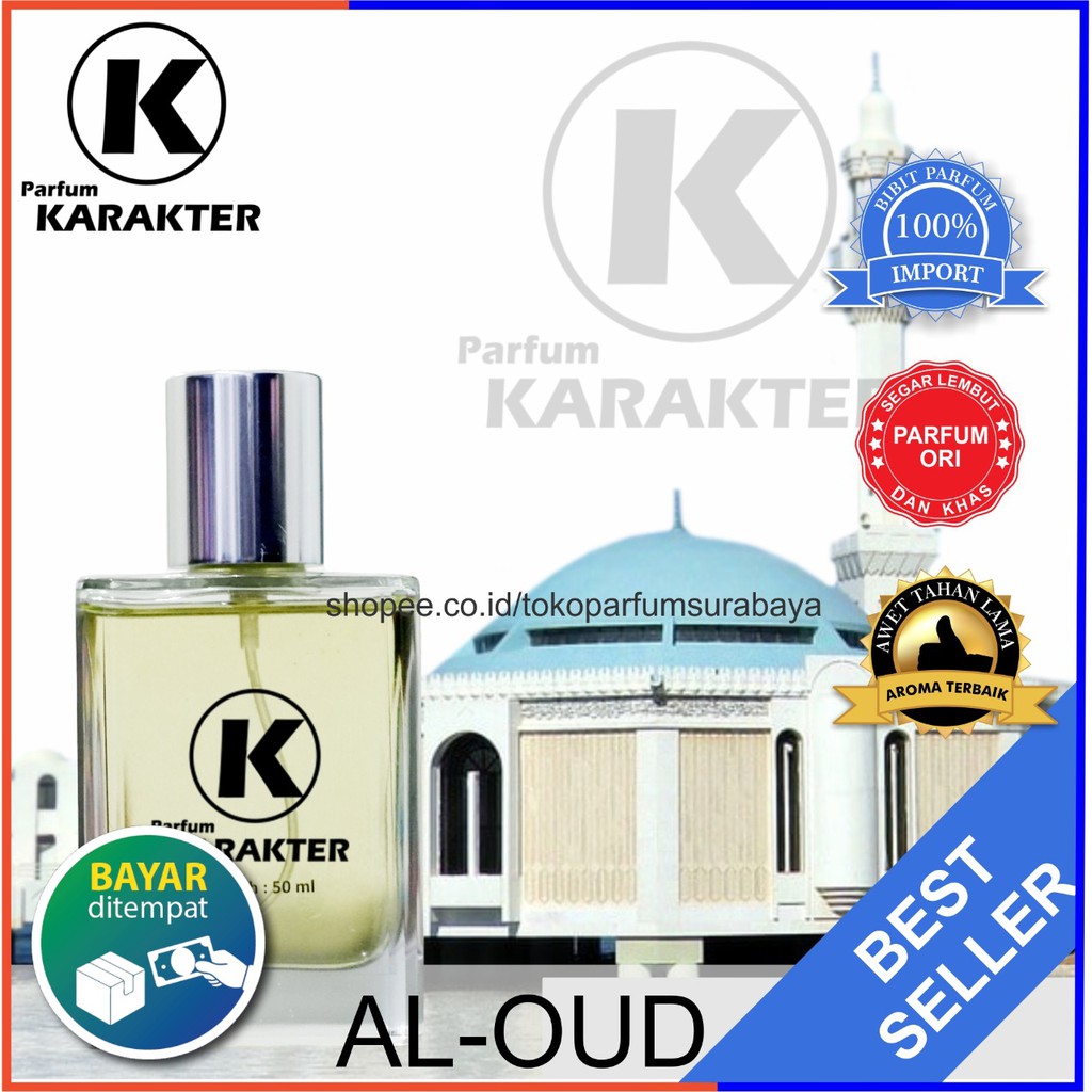 Bisa Cod | Parfum Arab Aroma Al-oud  Bibit Parfum Import Wangi &amp; Tahan Lama  Kemasan 100ml