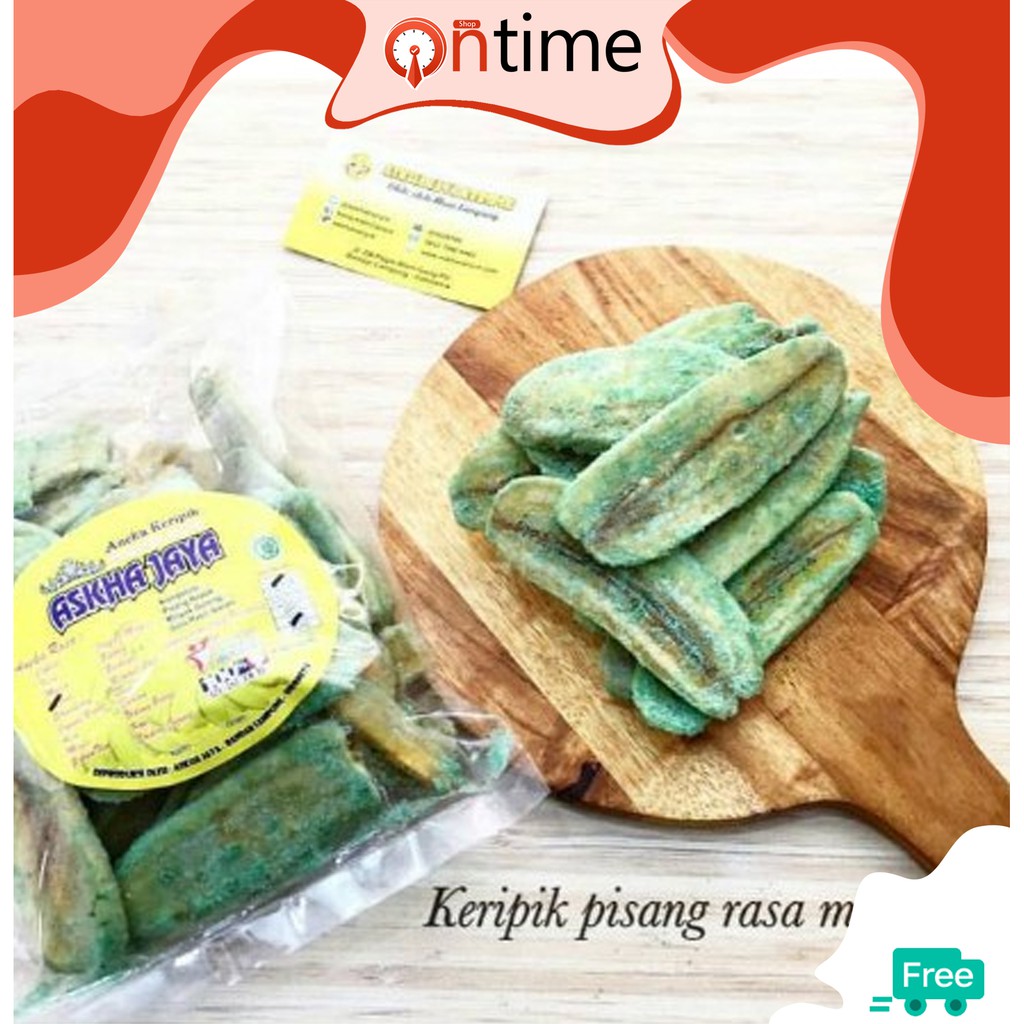 

Banana Chips atau Keripik Pisang Rasa Melon