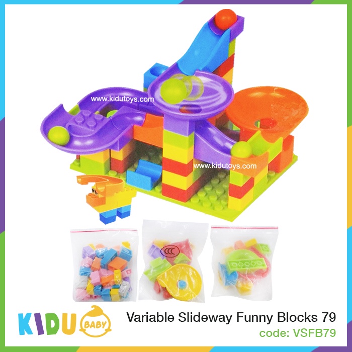 Variable Slideway Funny Blocks 79 Kidu Baby