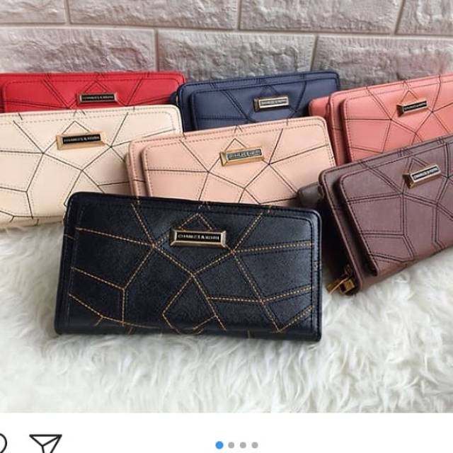 Dompet CK bordir charles and keith