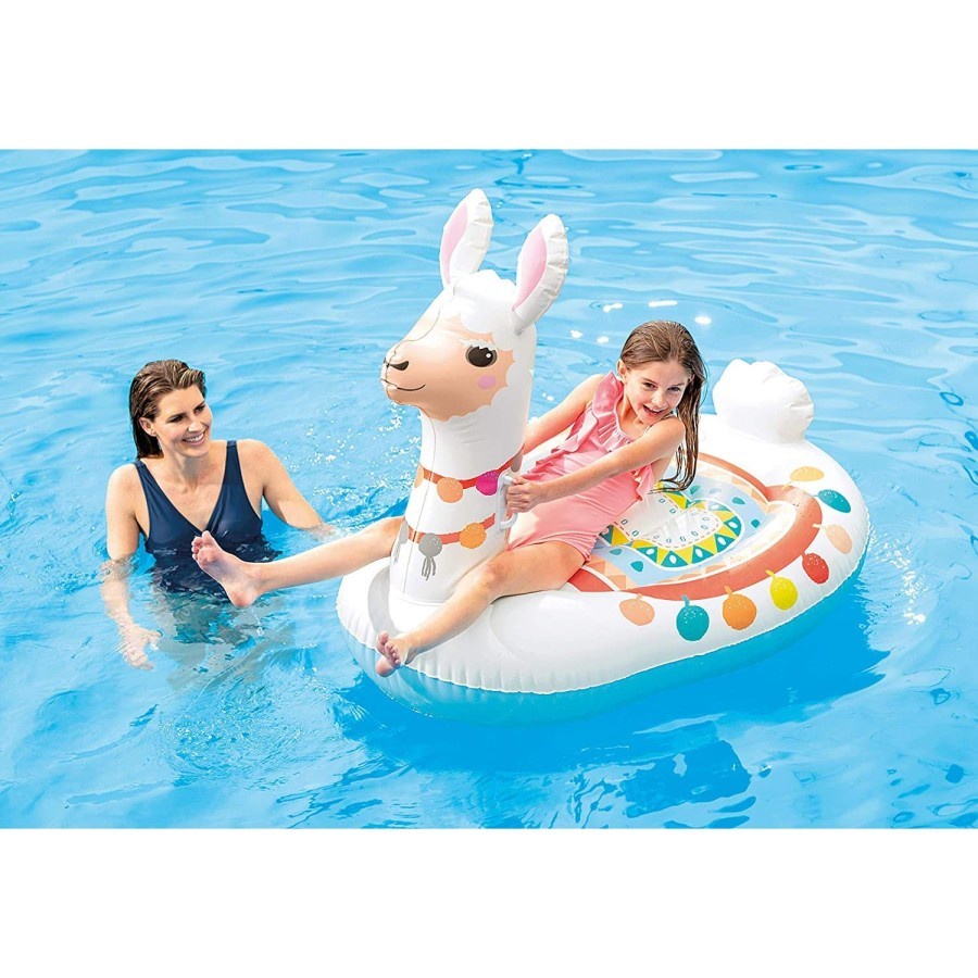 INTEX 57564 Float Pelampung Ban Renang Floaties Cute Llama Ride-on