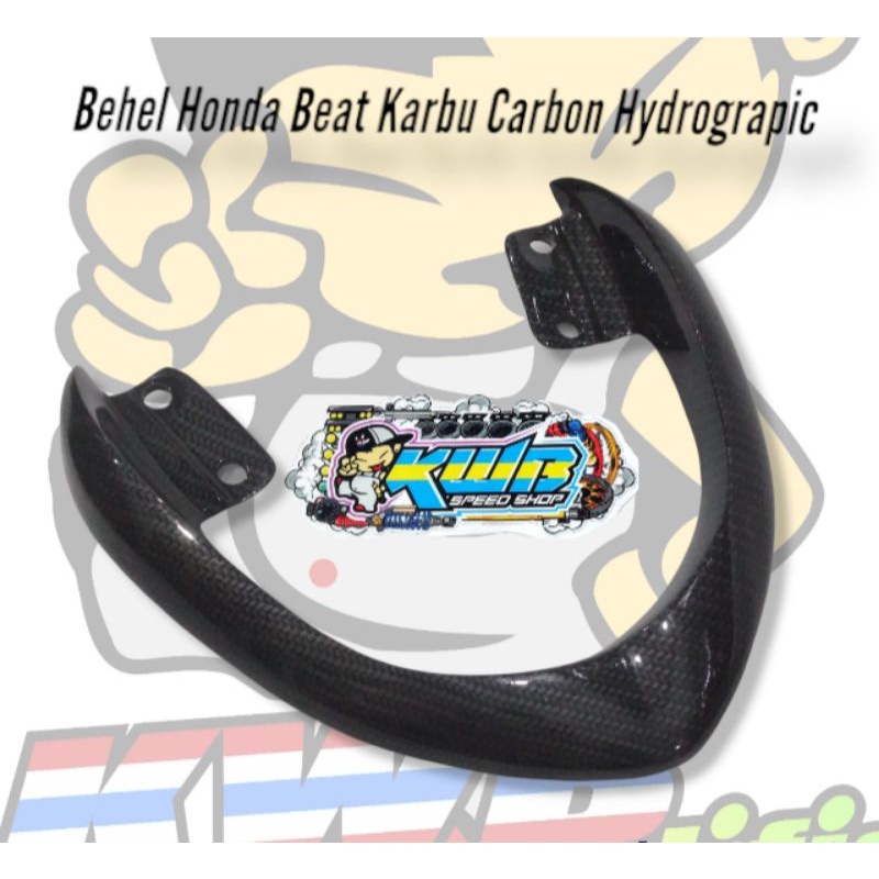 Behel belakang beat karbu model ori carbon hydrograpic Behel Beat Karbu Chrome Krom Poles carbon Variasi Begel Planger Beat Lama Chrome Termurah Behel beat karbu begel PNP beat 2009 2010 2012 planger beat karbu beat lama model original carbon hydrograpic