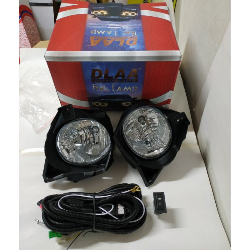 Foglamp lampu Kabut Fortuner 2005 on