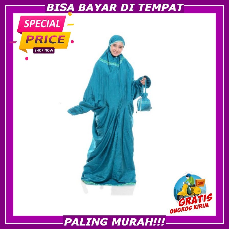 Mukena Dewasa Katun Rayon Bordir Chanel Muknah Travel Murah Mukena Jumbo Putih Terbaru Bundayarti Ju