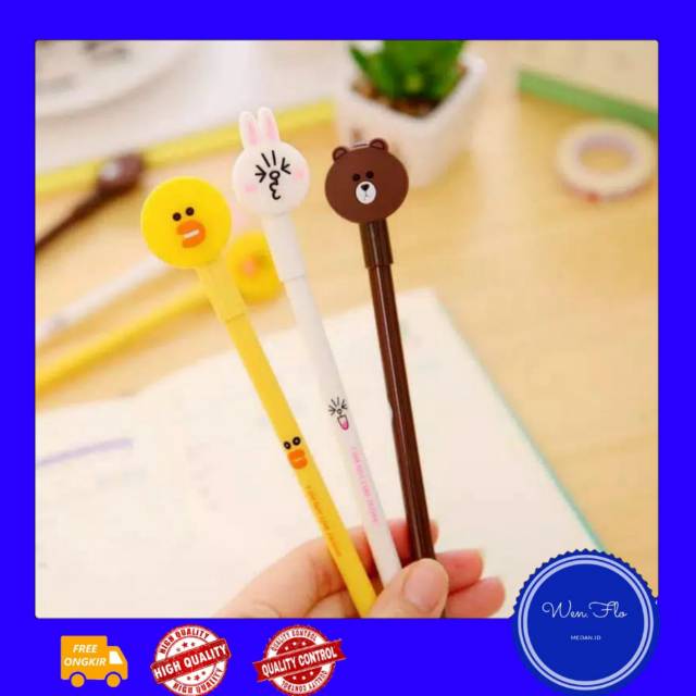 

WENFLO.ID|| Pulpen Karakter Line Lucu