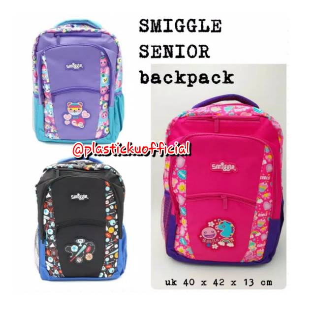 Tas Ransel Backpack Smiggle Senior (KW) Berkualias Bagus