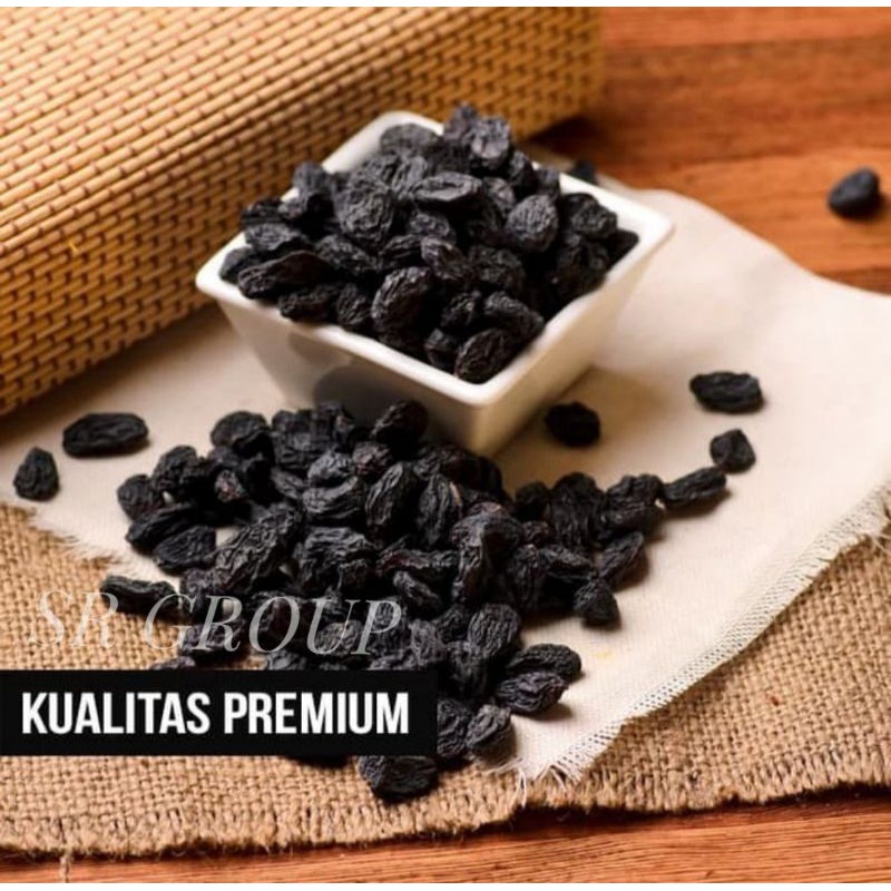 Black Organic Raisin 1 kg | Kismis Hitam Organik PREMIUM