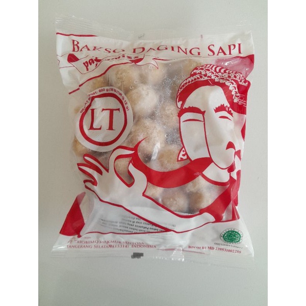 

Baso daging sapi pakumizz 600gr isi 50 butir, sudah tersedia bumbu kuah di dalam kemasannya