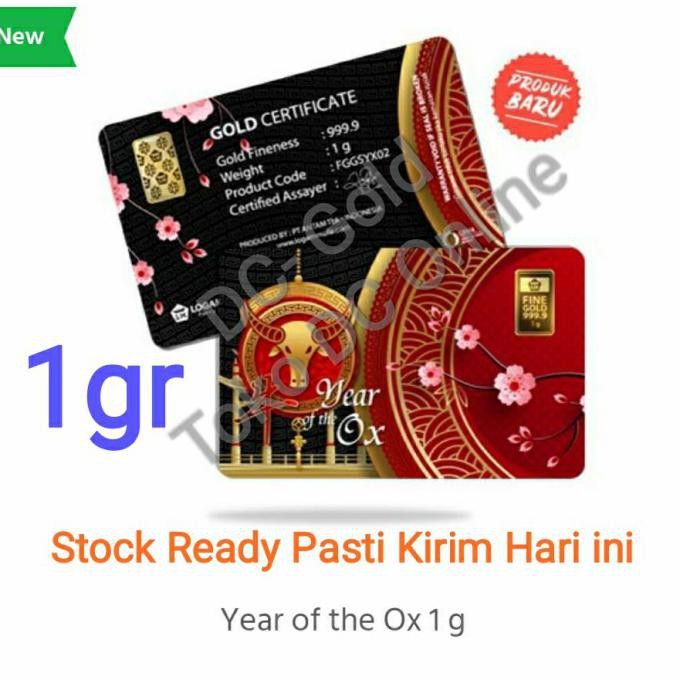 BEST SALE Logam Mulia LM Emas Antam Edisi Imlek 1 gr Year of The OX Limited