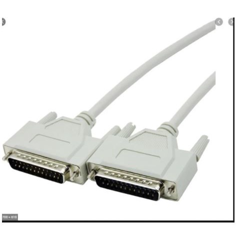 Cable parallel printer 25 pin 1.5 meter male-male - Kabel pararel lpt db25 m-m 1.5m
