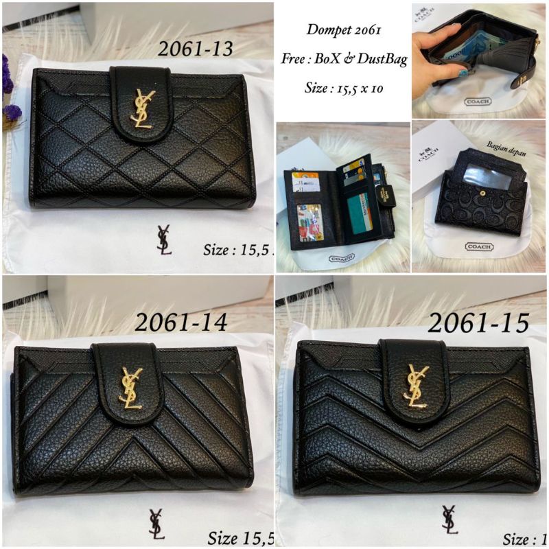 Dompet Kartu Kancing 2061 Import Freebox