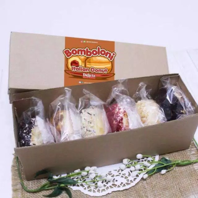 PAKET DONAT BOMBOLONI  BY DELICIA BAKERY JOGJA