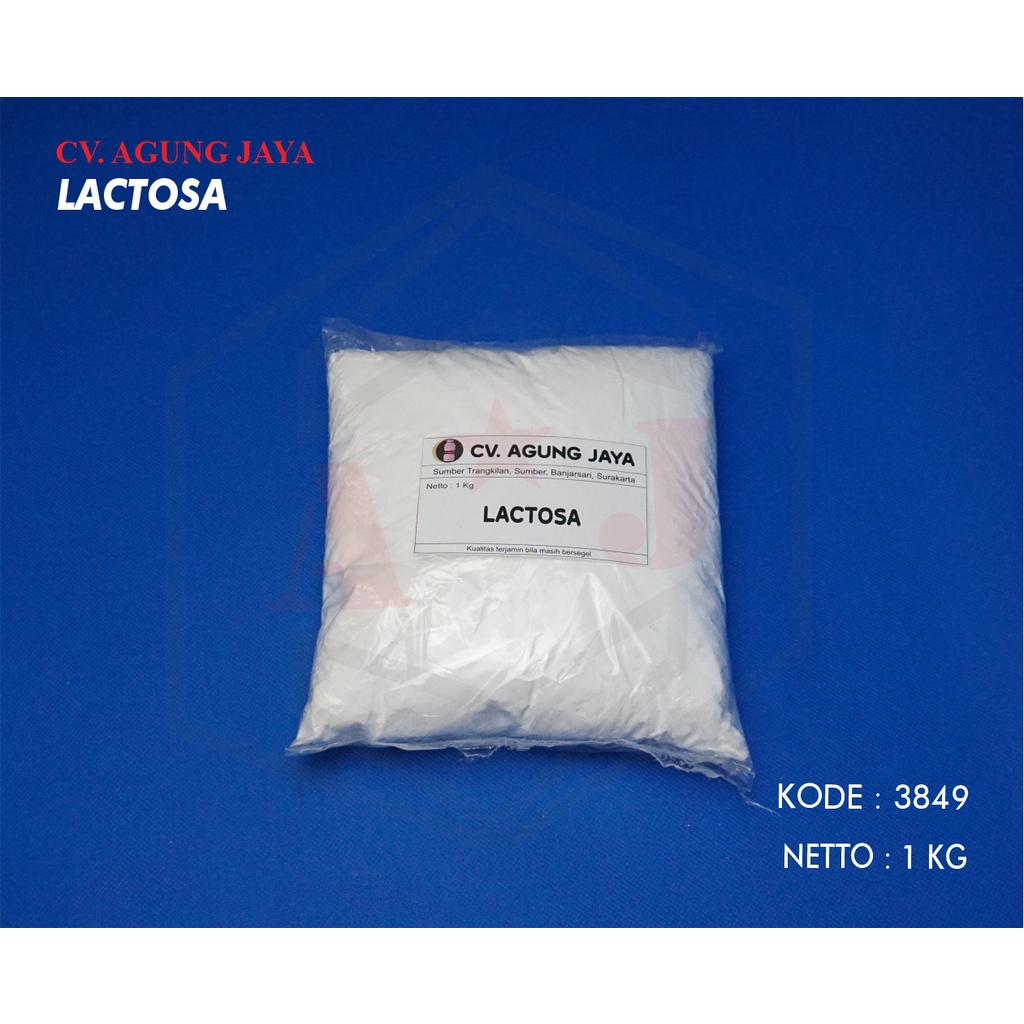 

Lactosa / Lactose / Laktosa / Gula Susu / Saccharum Lactis 1Kg