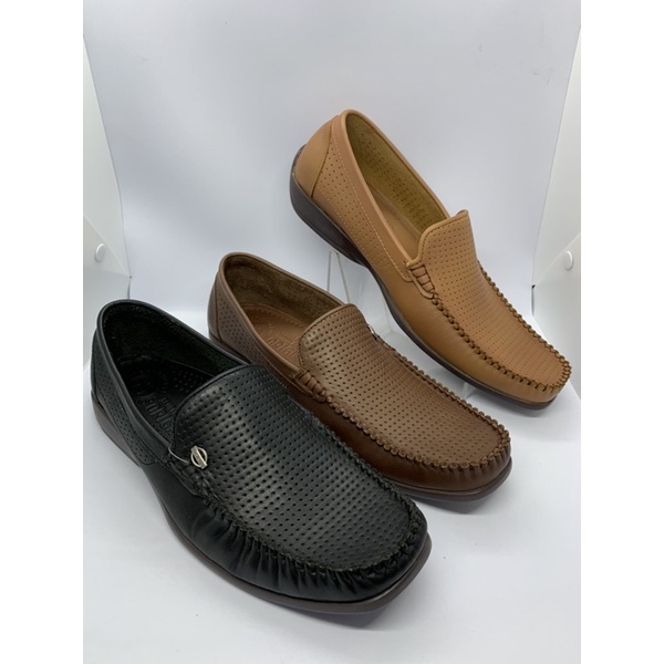 Sepatu Kulit Pria | Sepatu Kasual Pria | Sepatu Scottlando | Moccasin Kulit Pria