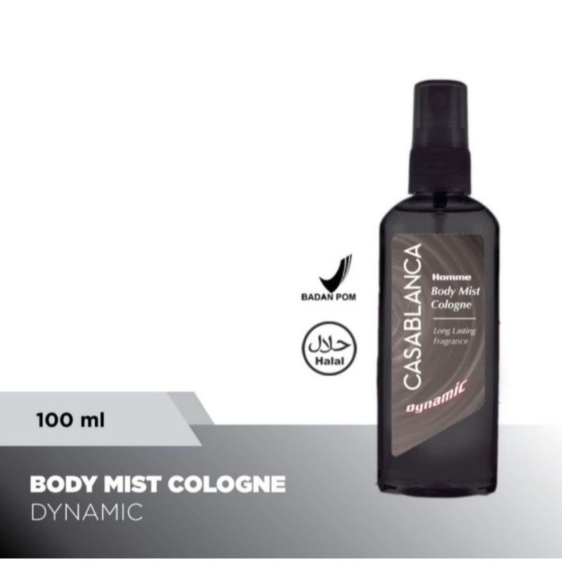 Casablanca Body Mist Aqua 100ml/Casablanca Body Mist Cologne Parfum 100 Ml