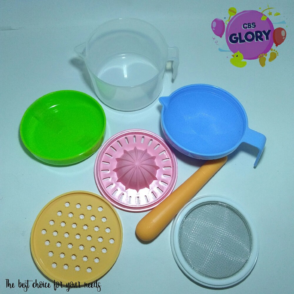 Baby Food Maker Manual Feeding Set Perlengkapan Makan Bayi Alat Makan MPASI Blender Sari Makanan Bayi