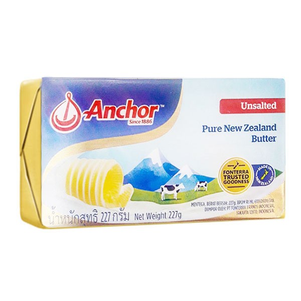 

Anchor Butter Unsalted 227G ATY1