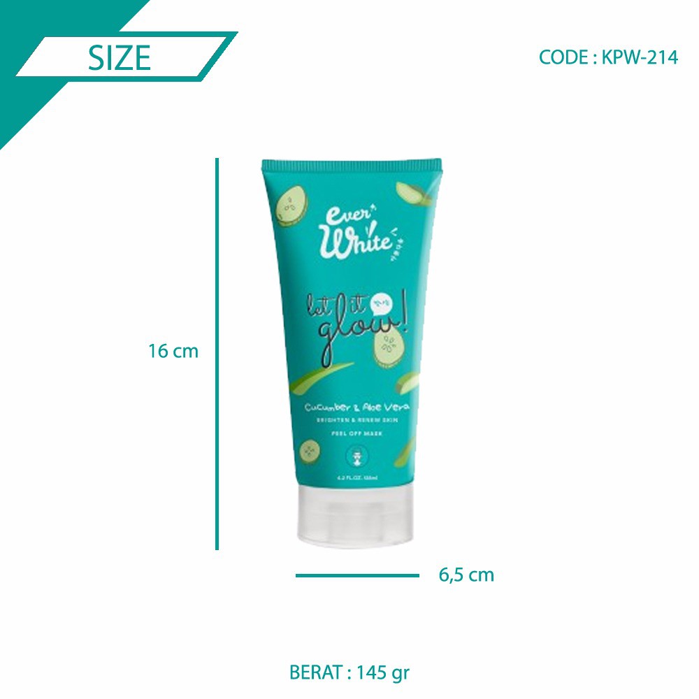 EVER WHITE CLAY MASK - PEEL OFF MASK - KPW-214