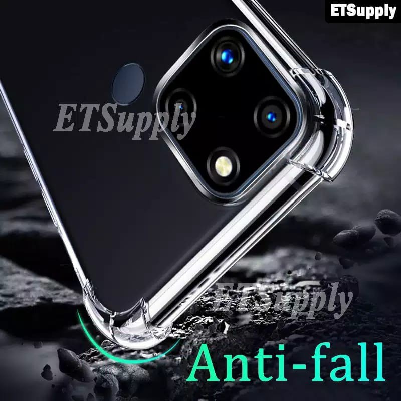 Air Bag Clear Case Realme C15 6.5 inchi Softcase Transparan Protection Camera